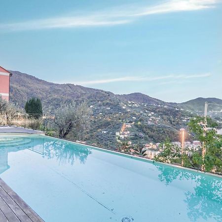 Recco Apartment With View And Pool Exterior foto